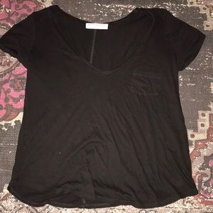 Project social t urban outfitters black v neck